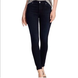 AG Adriano Goldschmied Dark Blue Farrah High Rise Skinny Jeans 28R